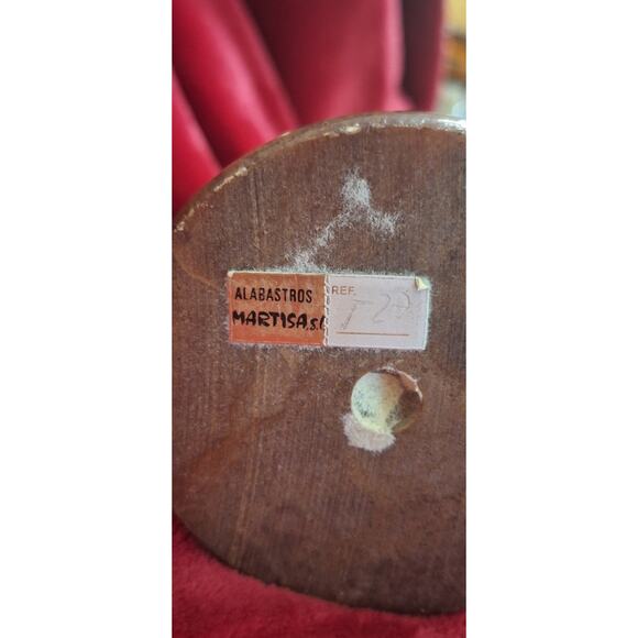 Alabastros Martisa Sl- 11" Alabaster Carved Guanyin Statue- Age Unknown- Spain - Picture 5 of 8